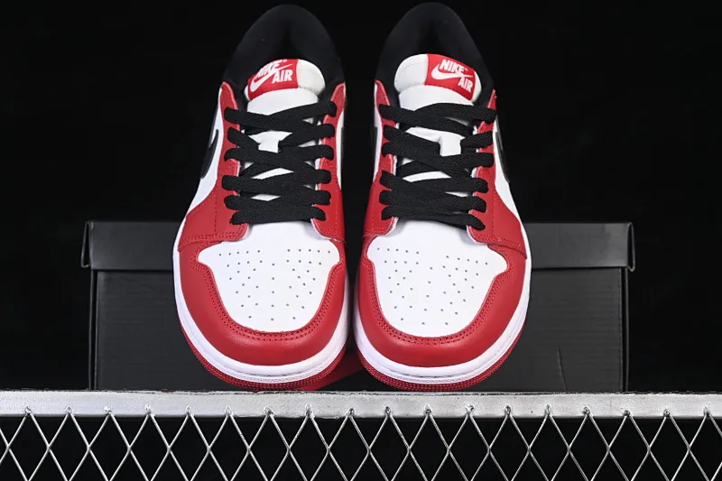 All categories Air Jordan Jordan series basketball shoes Air Jordan 1 Low G version pure original Air Jordan 1 Low OG AJ1 Joe 1 white red black hook low-top casual sneakers HQ6998-600